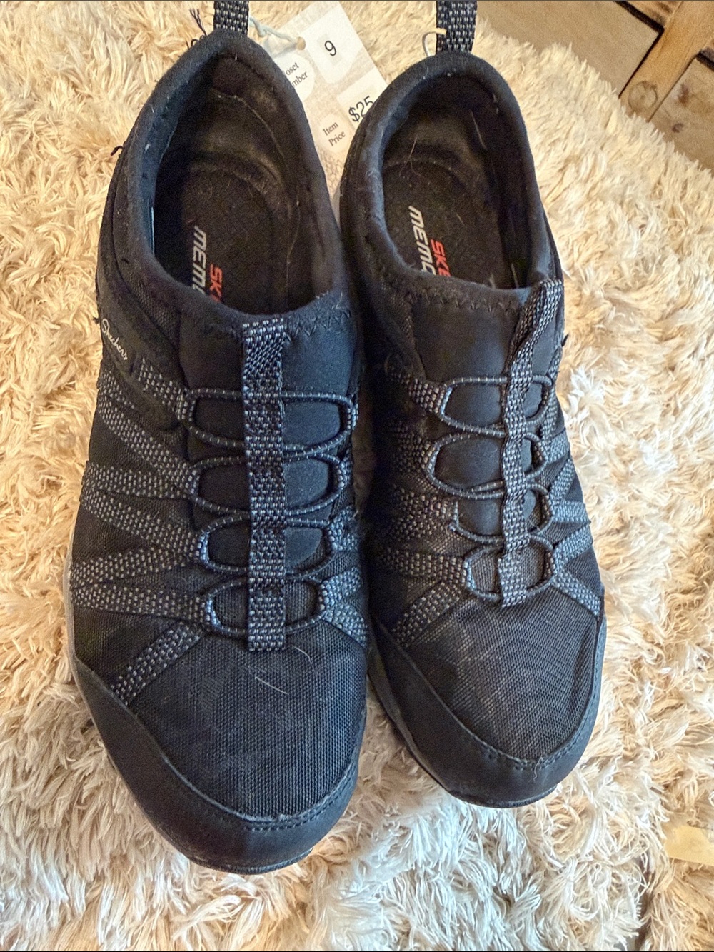 Skechers Women’s Black Athletic Slip-On Sneakers